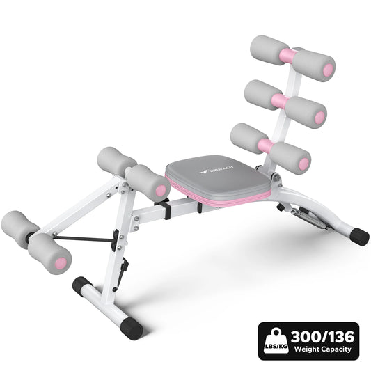 MERACH Ab Machine Multi-Functional Adjustable Ab Trainer Workout Bench for Home Gym Sit Up Machine for Abdominal Exercise Chair