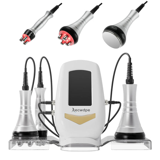 3IN1 40K Cavitation RF Machine, Ultrasonic Weight Loss Beauty Device, Multipolar Body Slimming & Skin Firming Rejuvenation Anti-