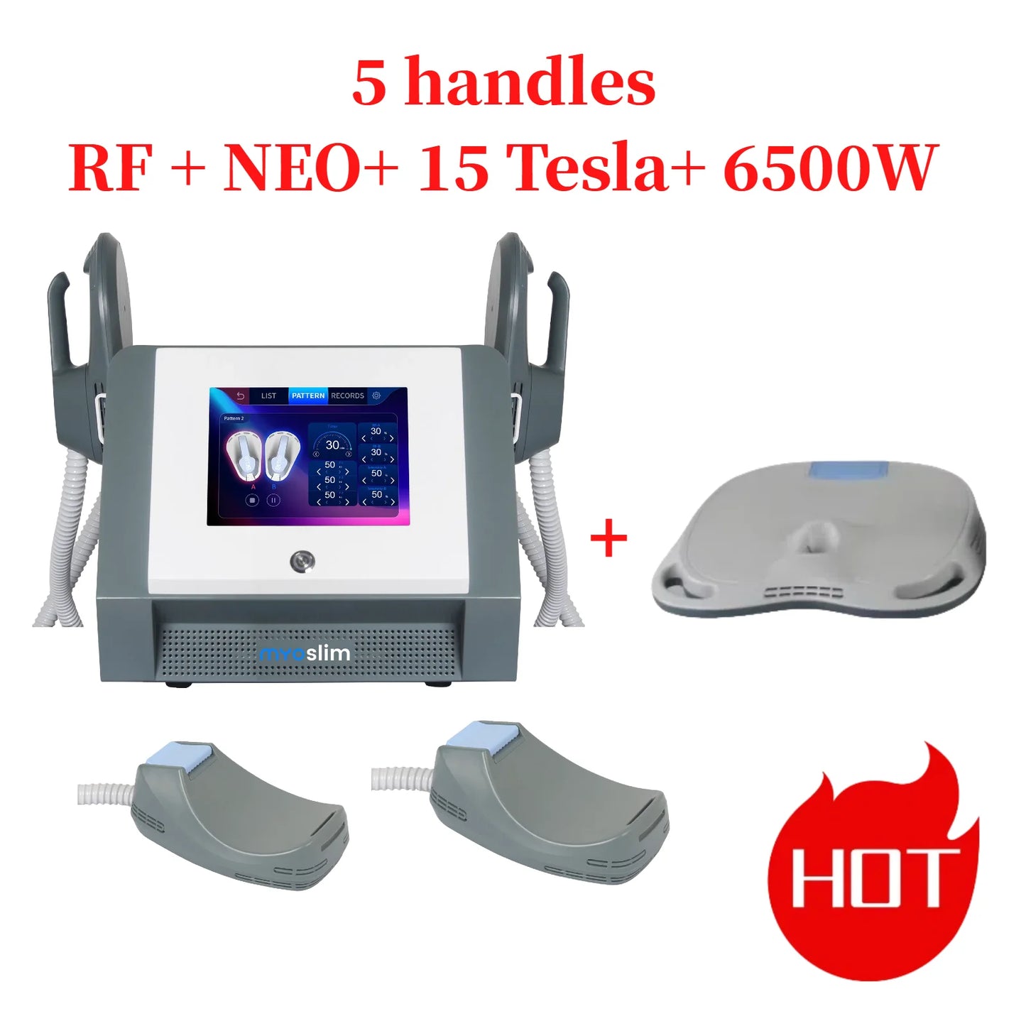 Fat Reduction Muscle Training Device Salon Body Sculpting Designed Body Treatment Thighs Buttocks