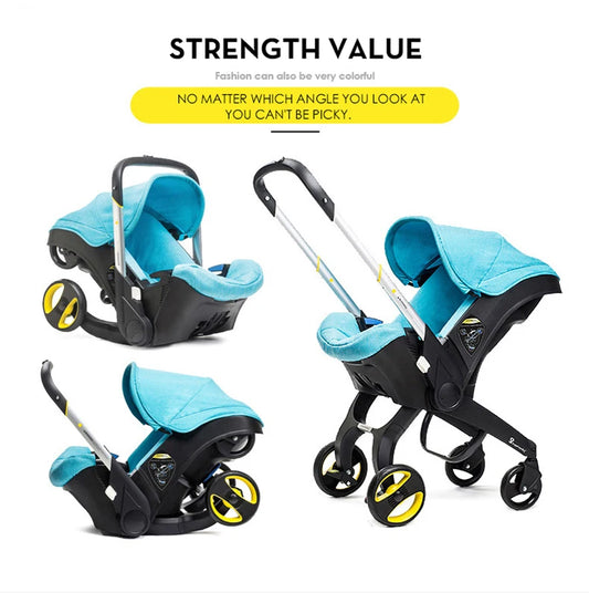 Baby Stroller 3 in 1 With Car Seat Baby Cart Foldable Baby Carriage Prams For Newborns Pram