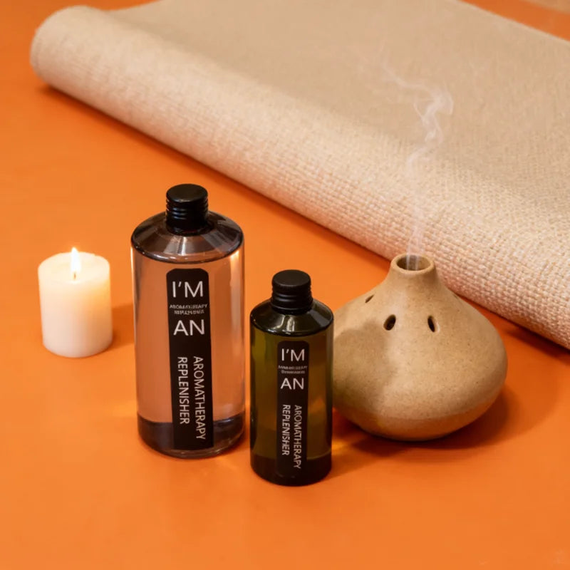 500/200ML Fragrance Oil Fireless Aromatherap Replenisher Fluid for Home Hotel Diffuser Essential Oil