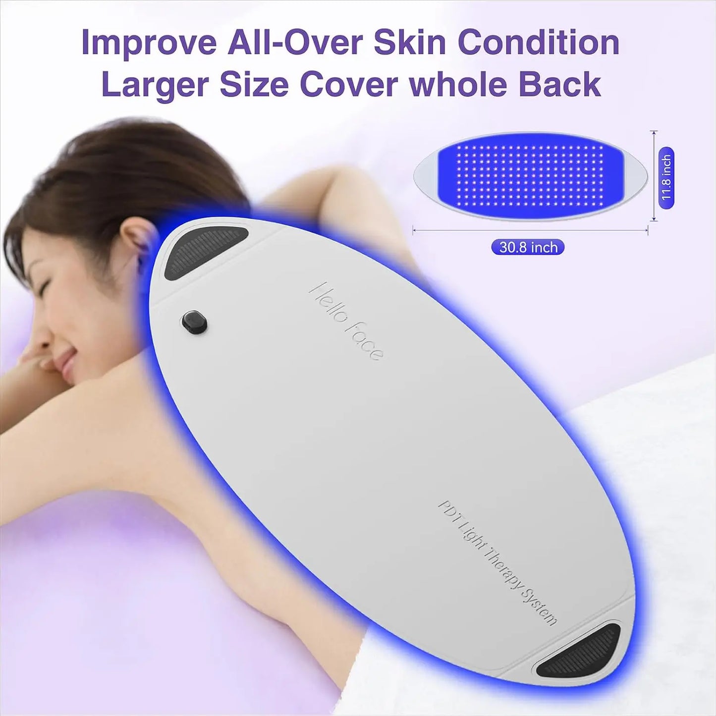 L6 LED Light Mask 720pcs 630nm Red Light & 850nm NIR Light Skin-friendly Fabric Body Care Machine