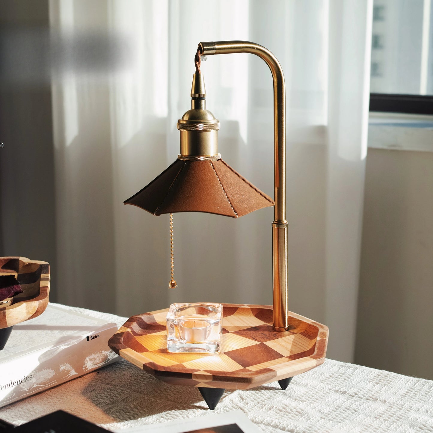 Aromatherapy Melting Wax Lamp Ins Fragrance Expanding Gift Table Lamp Smokeless Temperature Regulating American Retro Night Lamp