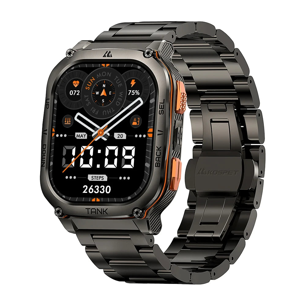 2025 M3 Ultra GPS Smartwatch For Men Waterproof 5ATM AMOLED AOD 480mAh Digital Bluetooth Call Men's Watches