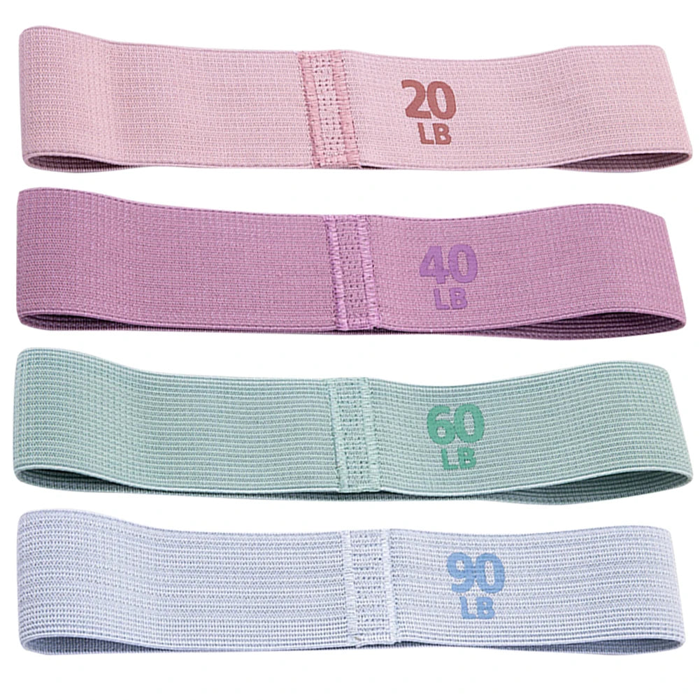 Hip Resistance Bands Anti-Slip Stretch Fitness Strips Portable Glute Thigh Elastic Bands Yoga Gym Equipment