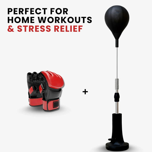 New Premium Punching Bag, Cobra Bag for Boxing Agility Training Home Fitness Equipment Thickened Rod Reflex Bag Family Best Gift