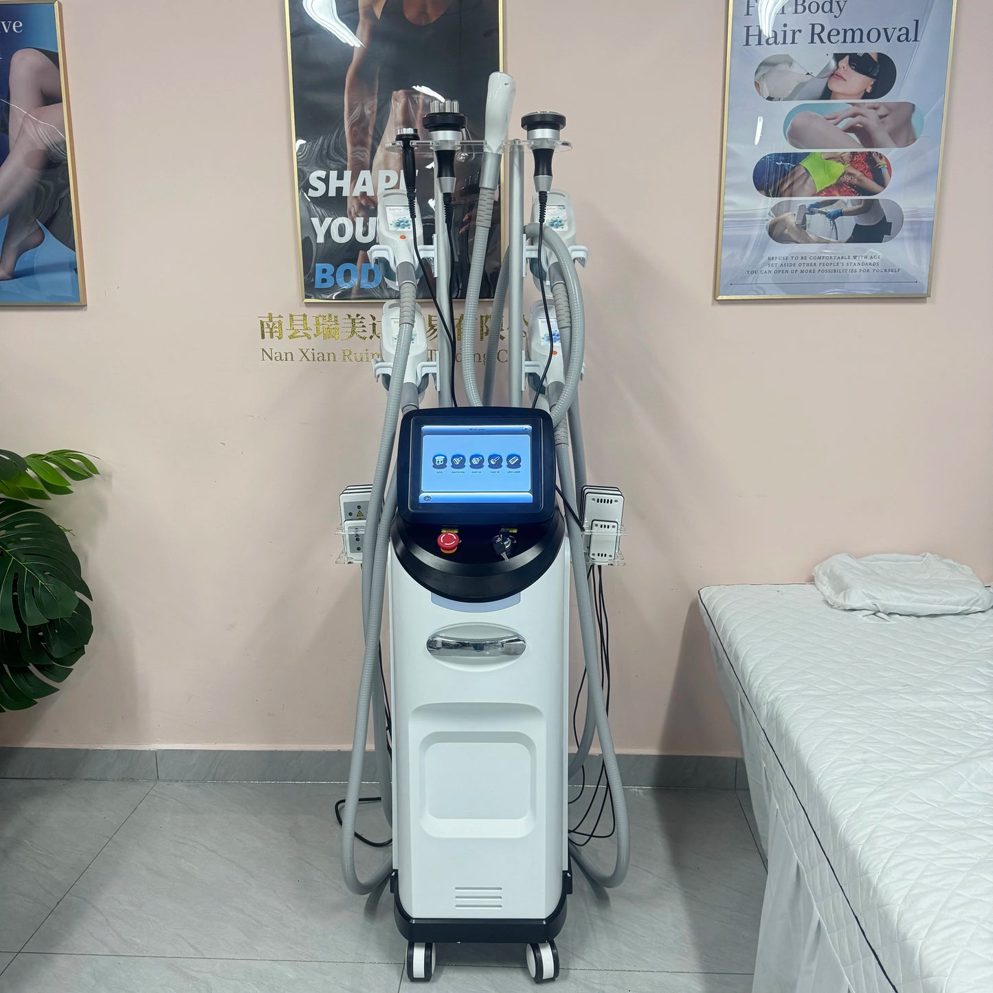 360° Fat Freezing Body Slimming Machine Effective Weight Loss Cellulite Removal Vacuum Cavitation System Beauty Salons Spas Use
