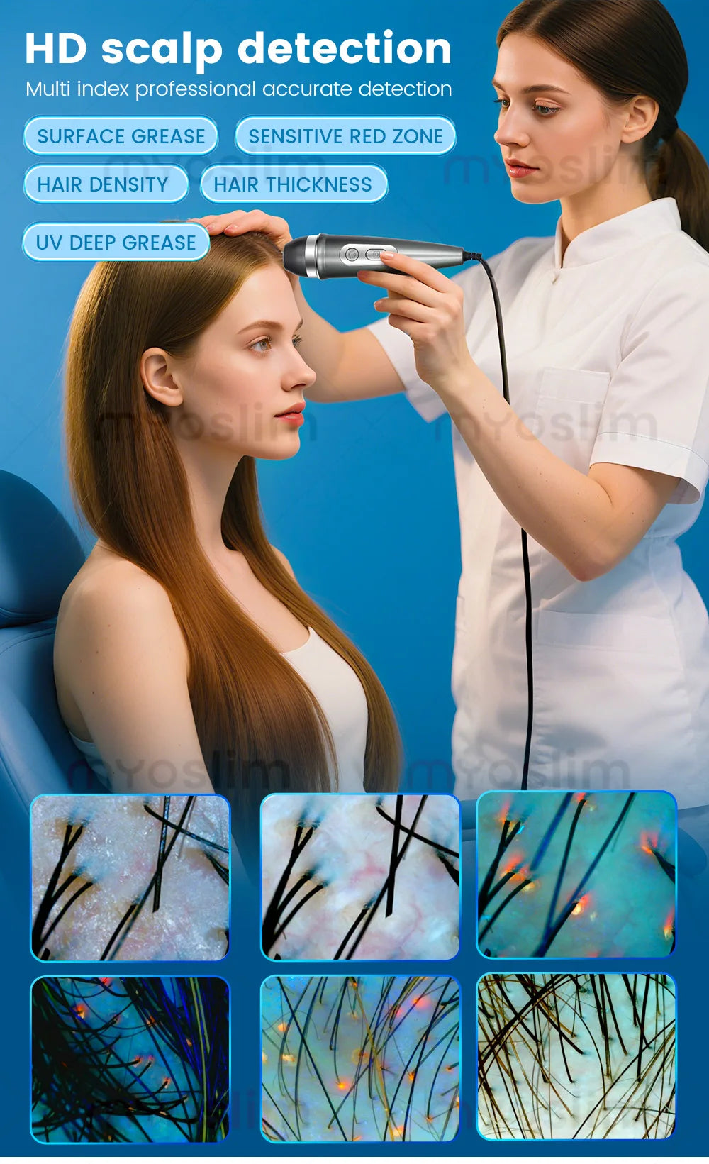 3D Magic Ai Facial Testing X5 ProMirror Wood Lamp Acne Scanner Skin Detector Skin Analyzer Facial Tester Facial Analyzer Machine