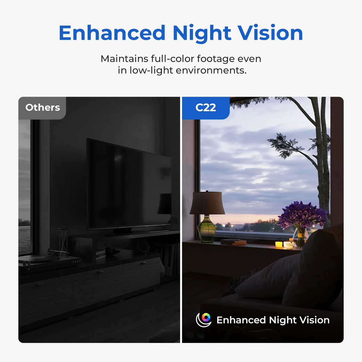 Baby Monitor Indoor Security Camera with AI Detection Night Vision 2-Way Audio 360° PTZ Compatible with Xiaomi Home App