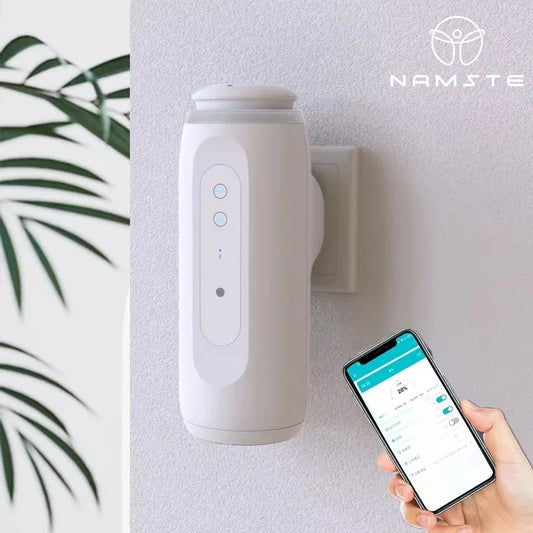 300m³ Wall Plug Aroma Diffuser Machine Smart Essential Oil Diffuser for Home Essential Oil Air Freshener Home Appliance