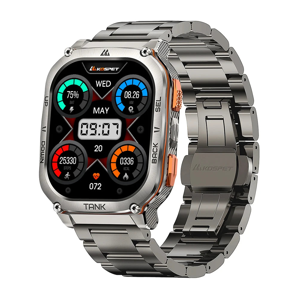 2025 M3 Ultra GPS Smartwatch For Men Waterproof 5ATM AMOLED AOD 480mAh Digital Bluetooth Call Men's Watches