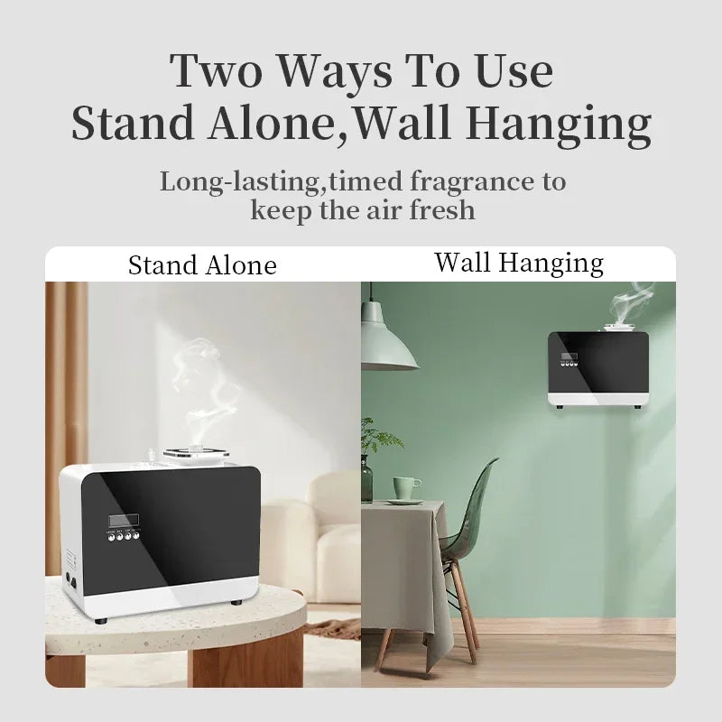 Hvac 3000m³ Aroma Essential Oil Diffuser Electric Aromatic Oasis Smart Timing Fragrance Diffuser Home Freshener Device