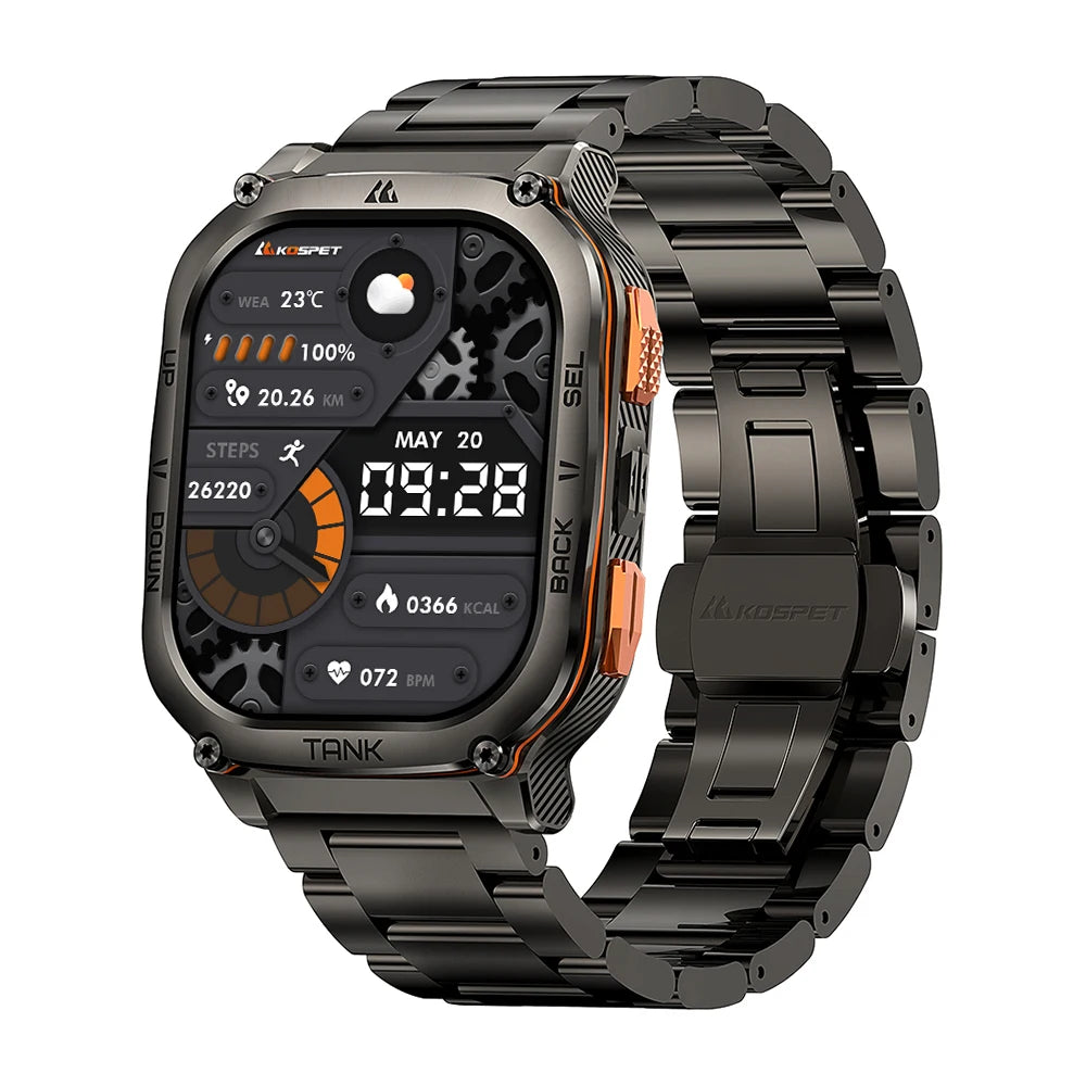 2025 M3 Ultra GPS Smartwatch For Men Waterproof 5ATM AMOLED AOD 480mAh Digital Bluetooth Call Men's Watches