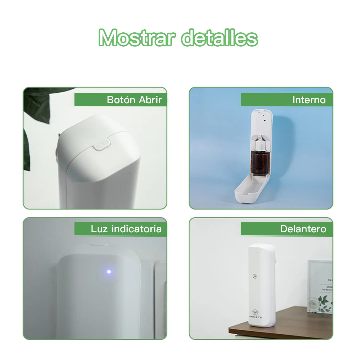 Plug in Wall Fragrance Diffuser Waterless Smart Flavoring Diffuser Essential Oils Home Room Fragrance Scent Air Machine