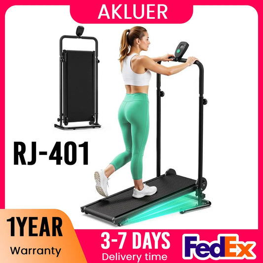 Non-Electric Treadmill with Dual Flywheel & Fixed Incline - Motorless Treadmill with LCD Monitor,Non-Slip Belt,for Home/Gym Use