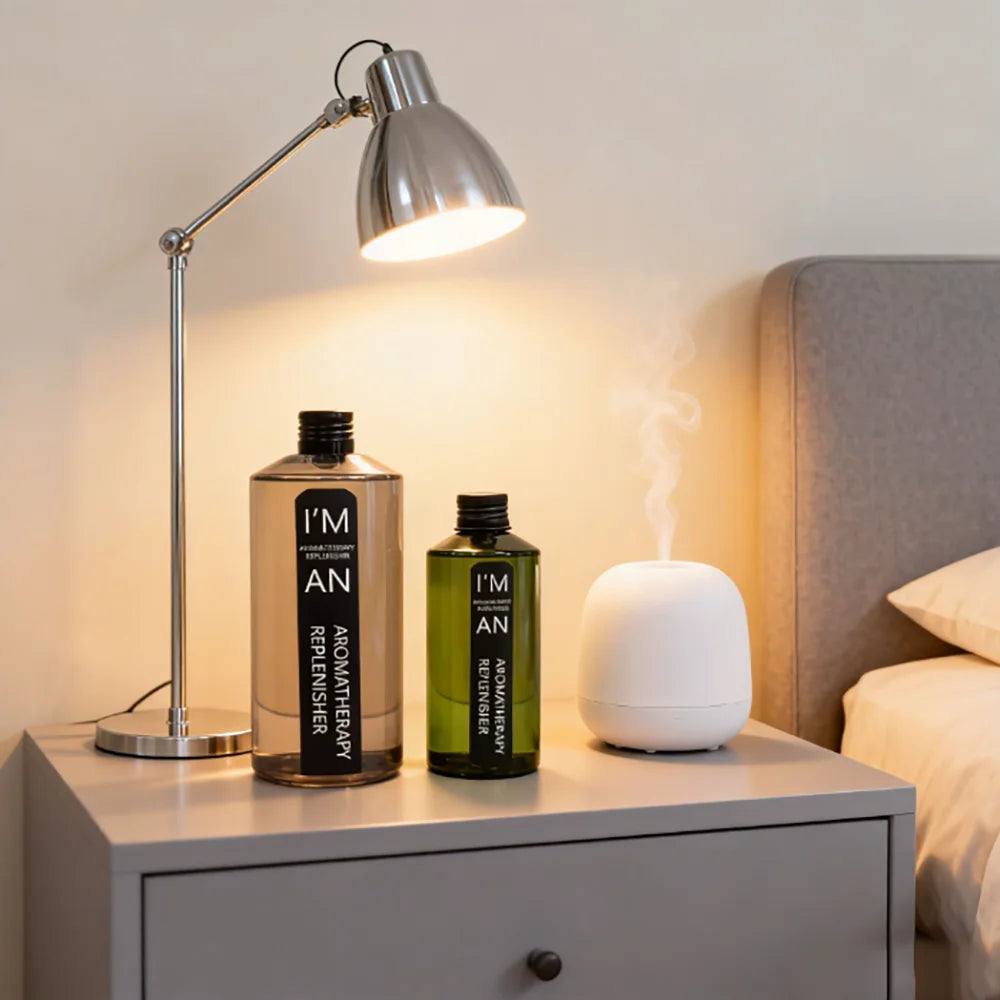 500/200ML Fragrance Oil Fireless Aromatherap Replenisher Fluid for Home Hotel Diffuser Essential Oil