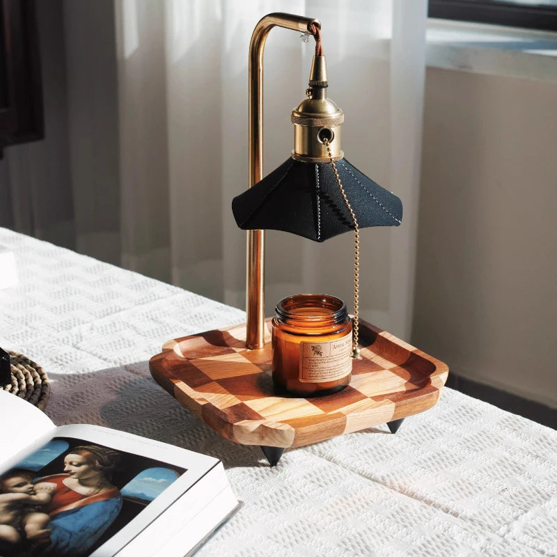Aromatherapy Melting Wax Lamp Ins Fragrance Expanding Gift Table Lamp Smokeless Temperature Regulating American Retro Night Lamp