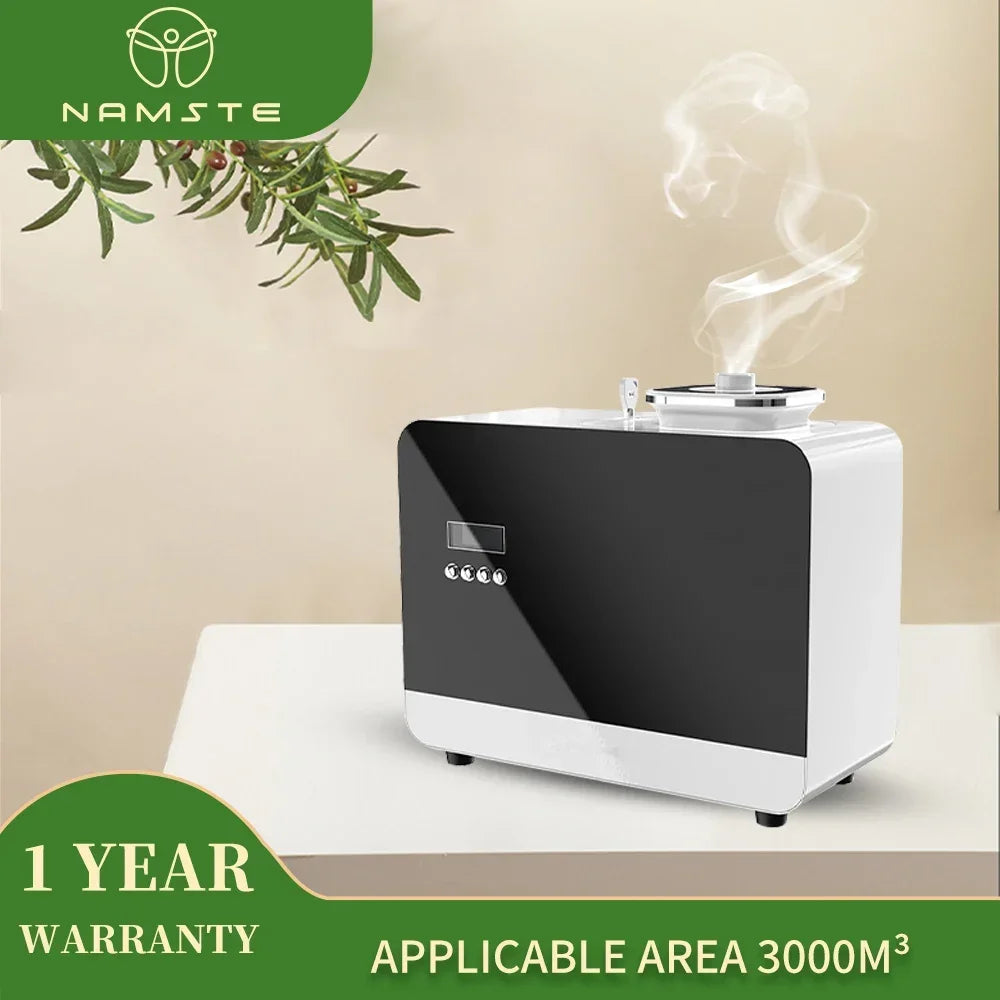 Hvac 3000m³ Aroma Essential Oil Diffuser Electric Aromatic Oasis Smart Timing Fragrance Diffuser Home Freshener Device