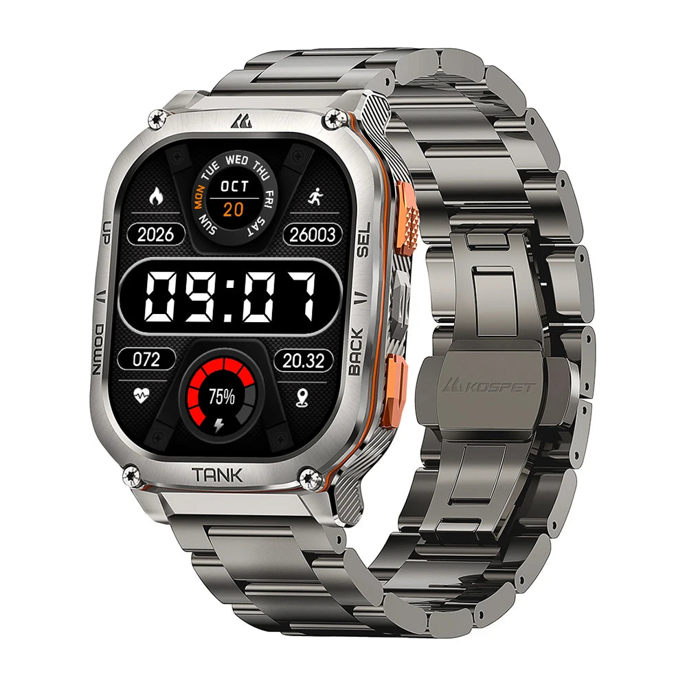 2025 M3 Ultra GPS Smartwatch For Men Waterproof 5ATM AMOLED AOD 480mAh Digital Bluetooth Call Men's Watches