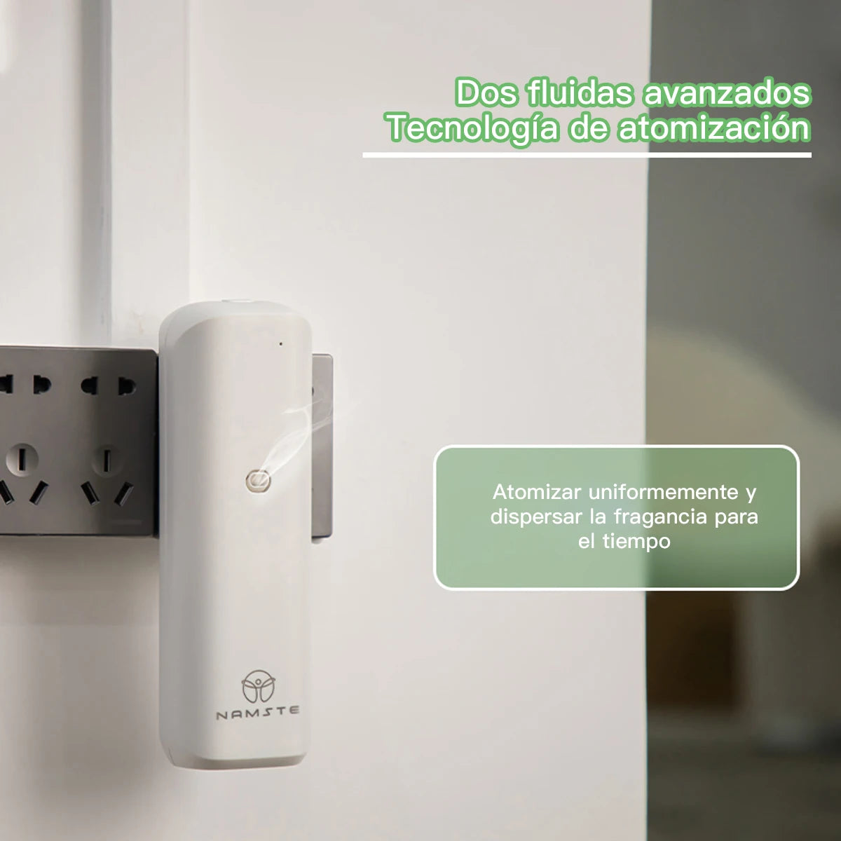 Plug in Wall Fragrance Diffuser Waterless Smart Flavoring Diffuser Essential Oils Home Room Fragrance Scent Air Machine