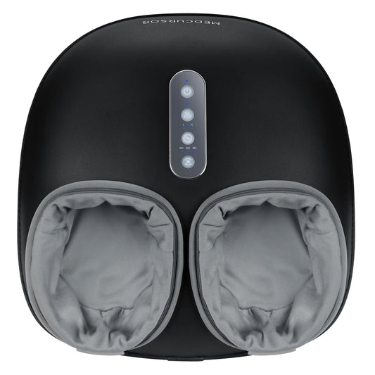 Foot Massager Machine with Heat Roller Muscle Relaxation Pain Relief Electric Fully Wrapped Foot Massage